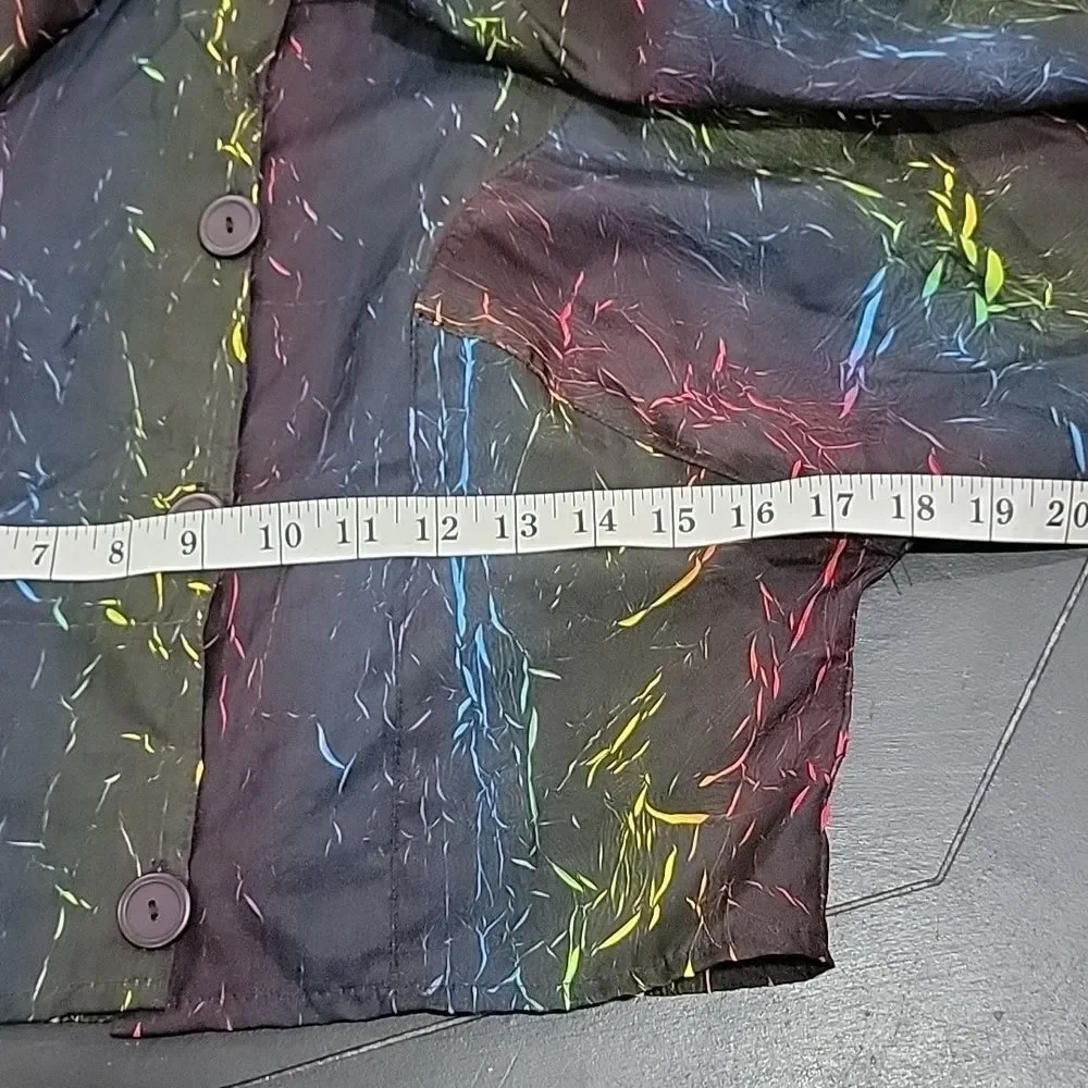 BRAVO USA.. 3 pieces.. Vintage.. pants.. dress suit.. tye dye.. rainbow..